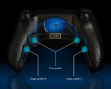 PS4 フルカスタムコントローラー デジタルトリガー&バンパー 背面