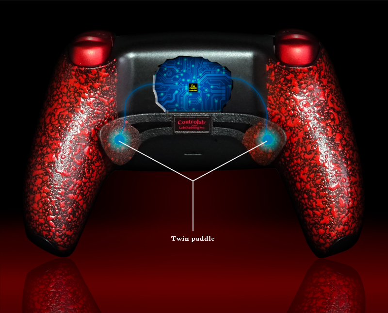 PS5コントローラー 背面パドル LabshootingPD クアッド4パドルボタン