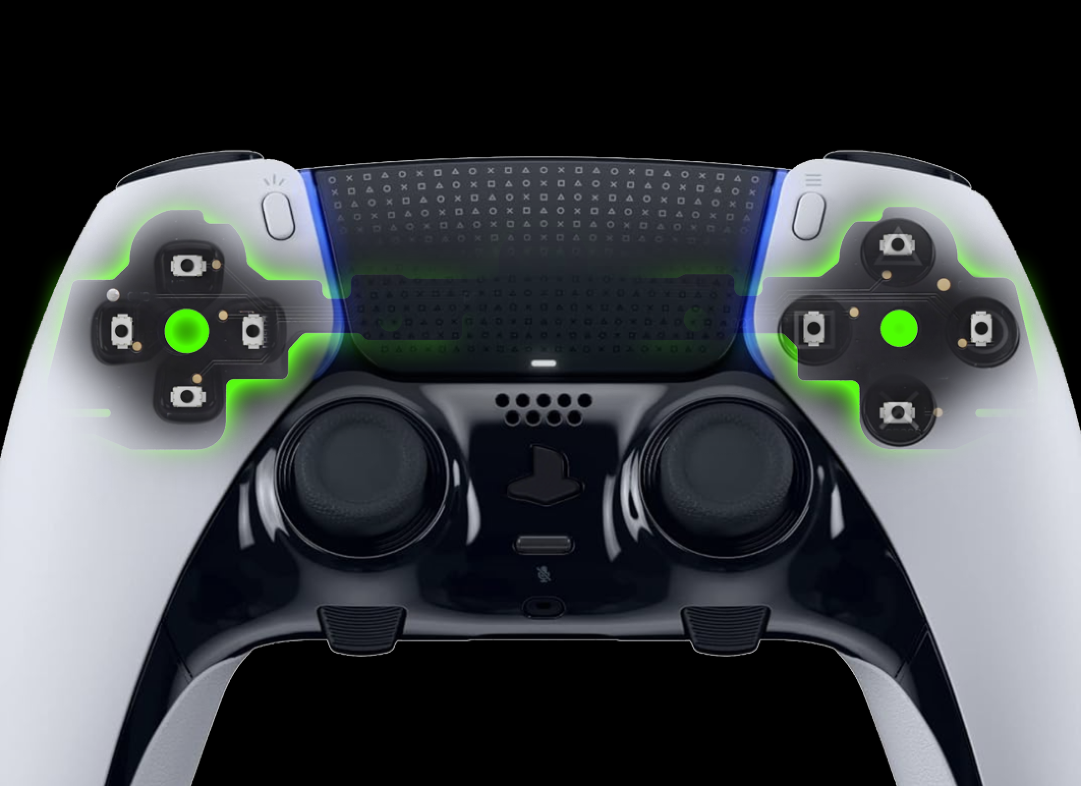 DualSense Edge スマートボタン キャリブレーション可 おまけ付き PS5 十字キー アクションボタン スマートクリック化 デジタル