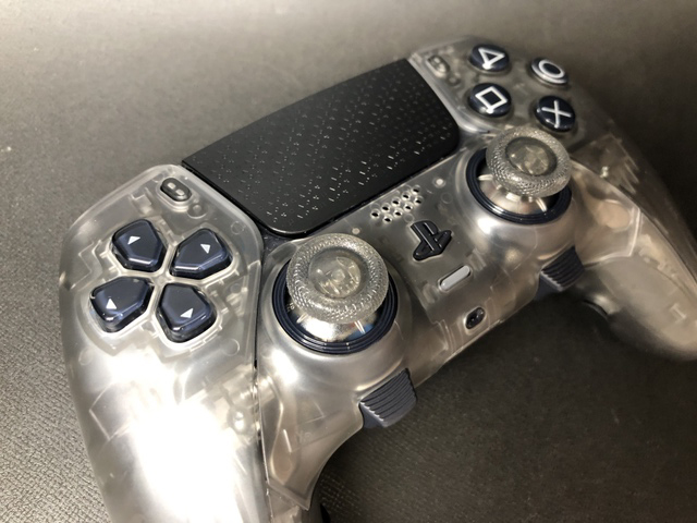 デュアルセンスエッジ連射ボタン追加 クリアブラック