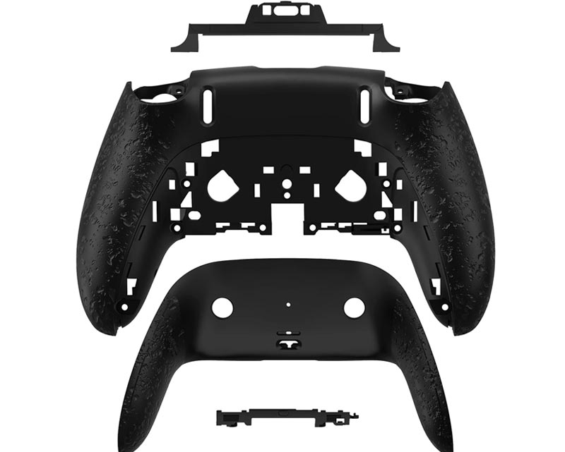 edge バックシェル交換セットブラックグリップ｜コントローラボ