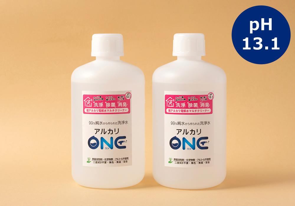強アルカリ電解水マルチクリーナー アルカリONE】詰替え原液お得セット
