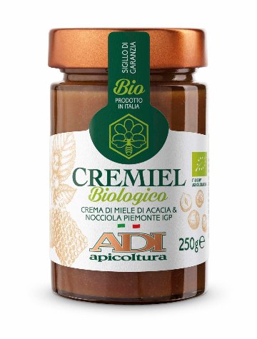 クリスマスセール！「クレミエール」　ヘーゼルナッツとアカシアの蜂蜜のクリーム　オーガニック  の画像
