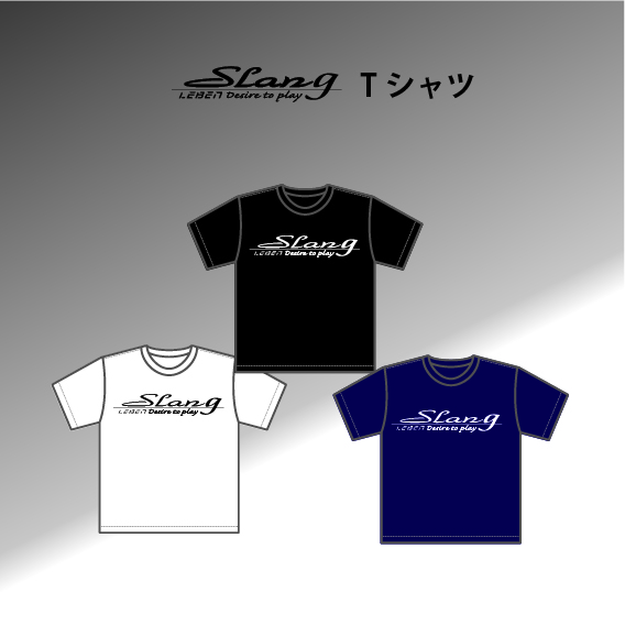 SLANG Tシャツ（SLANGロゴ）　　ネイビー×ホワイトロゴ（6月納品予定）画像