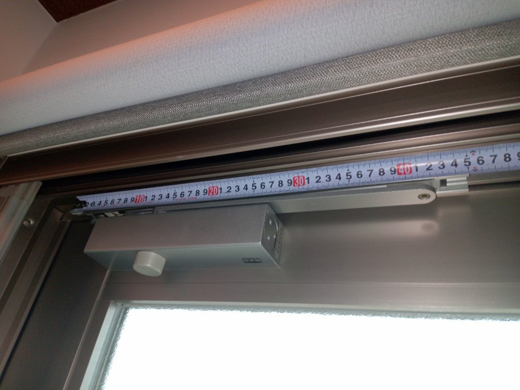 NHNレール型ドアクローザー交換用の画像