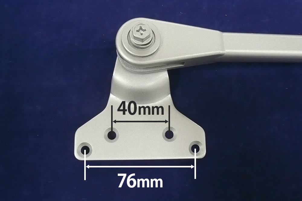 RYOBI 20シリーズ 65キロ対応型(76mm×40mm)ちどり4つ穴・横一線4つ穴の画像
