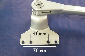 RYOBI 20シリーズ 65キロ対応型(76mm×40mm)ちどり4つ穴・横一線4つ穴の画像
