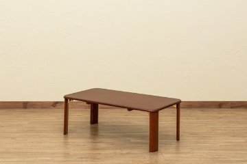継脚付　ウッディテーブル　90×50　BR/NAの画像