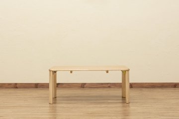 継脚付　ウッディテーブル　90×50　BR/NAの画像