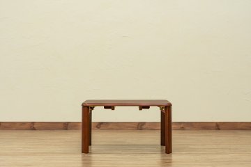 継脚付　ウッディテーブル　60×45　BR/NAの画像