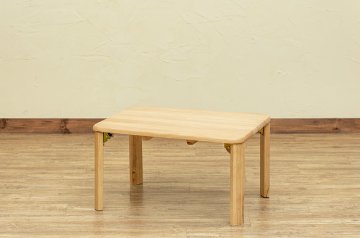 継脚付　ウッディテーブル　60×45　BR/NAの画像