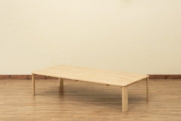 継脚付　ウッディテーブル　150×75　BR/NAの画像