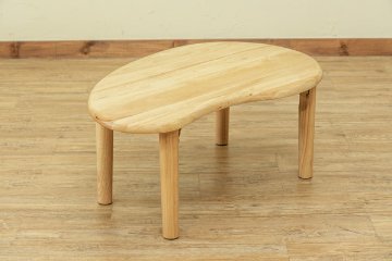 天然木ビーンズテーブル　NA/WWの画像