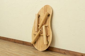 天然木ビーンズテーブル　NA/WWの画像