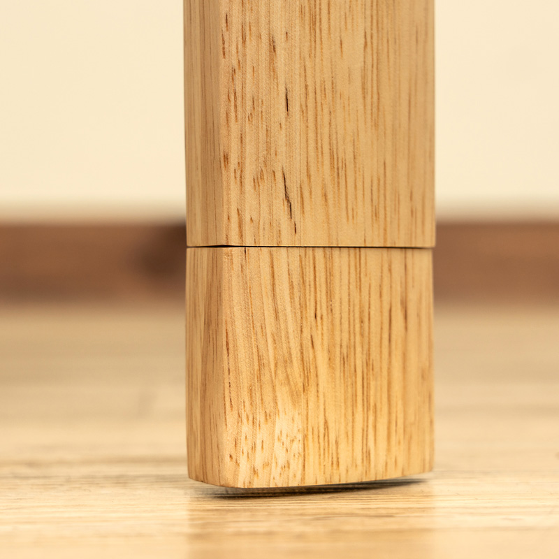 継脚付 ウッディテーブル 120×60 BR/NA