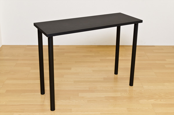フリーバーテーブル　120×45　BK/WH フリーバーテーブル 120×45 BK/WH