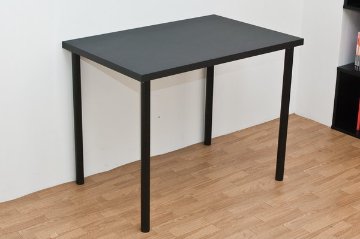 フリーテーブル　90×60　BK/WHの画像