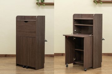 Solano　ライティングデスク　60幅　DBR/NA/WHの画像