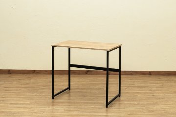 ワークデスク　幅80　ABR/OAKの画像
