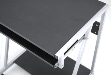 シンプルなパソコンデスク　BK/NAの画像