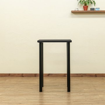 フリーバーテーブル　60×45　BK/WHの画像