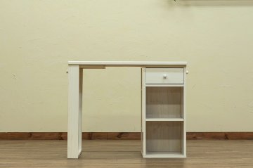 コンパクトデスク　DBR/WHの画像