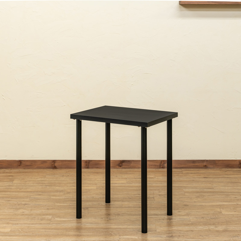 フリーテーブル　60×45　BK/WHの画像