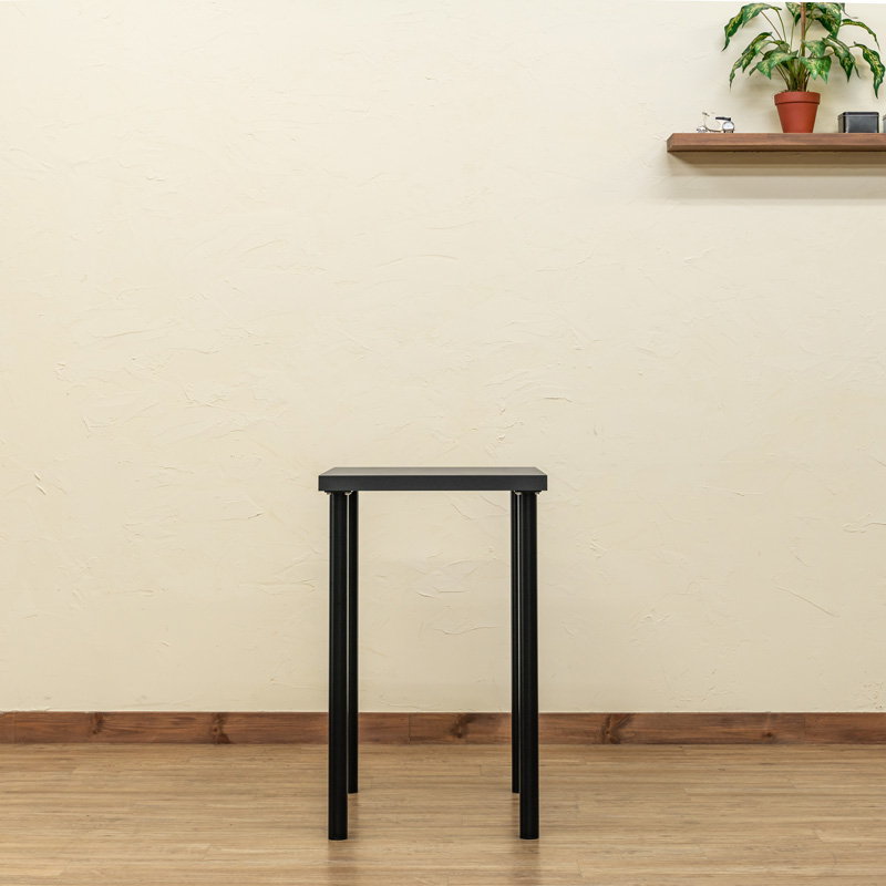 フリーテーブル　60×45　BK/WHの画像