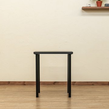 フリーテーブル　60×45　BK/WHの画像