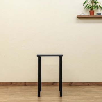 フリーテーブル　60×45　BK/WHの画像