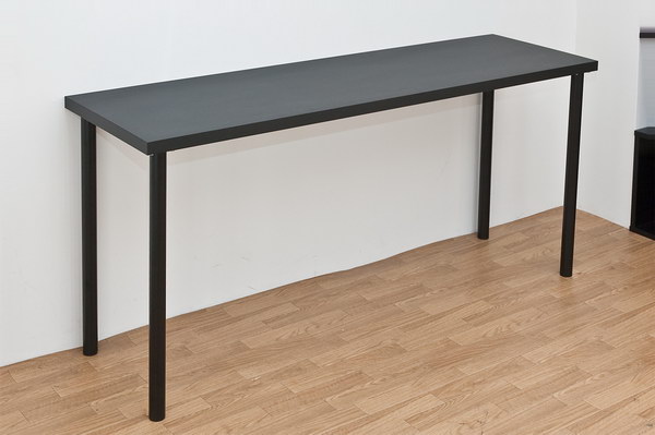 フリーテーブル　150×45　BK/WHの画像