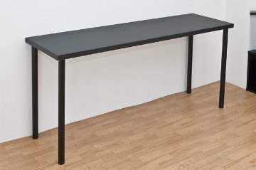 フリーテーブル　150×45　BK/WHの画像