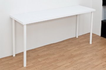 フリーテーブル　150×45　BK/WHの画像