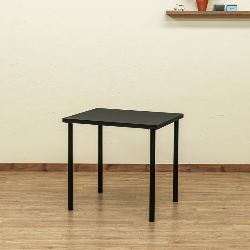 フリーテーブル　75×60　BK/WHの画像