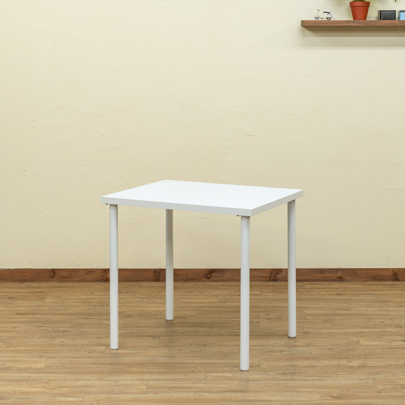 フリーテーブル　75×60　BK/WHの画像