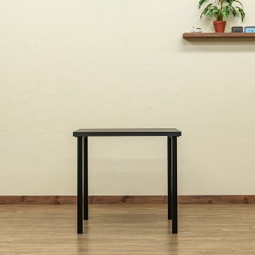 フリーテーブル　75×60　BK/WHの画像