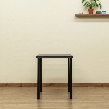フリーテーブル　75×60　BK/WHの画像
