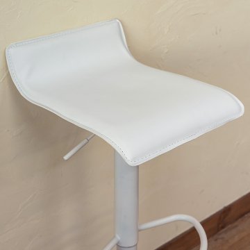 バーチェア　PVC　単色カラー　ABK/AWHの画像