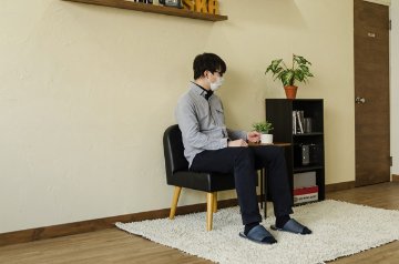 Collone　チェア　PVC　BK/WHの画像