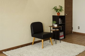 Collone　チェア　PVC　BK/WHの画像