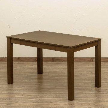 引出し付き　フリーテーブル　110×70　BR/NAの画像