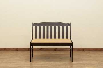 コローナ　ダイニングベンチチェア　87　DBR/LBRの画像