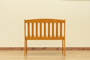 コローナ　ダイニングベンチチェア　87　DBR/LBRの画像