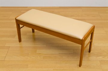 コローナ　ダイニングベンチ（背なし）　DBR/LBRの画像