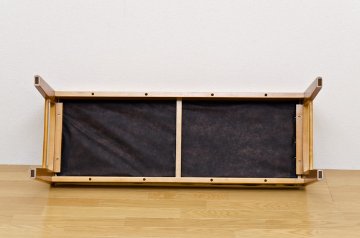 コローナ　ダイニングベンチ（背なし）　DBR/LBRの画像