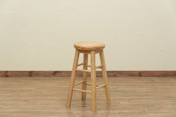 回転式バースツール　BK/BR/NA/WH/BRBK/NAWHの画像