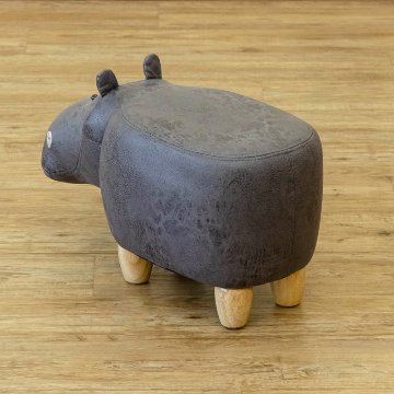 アニマルスツール　S（スモール）カバ　BR/GRの画像