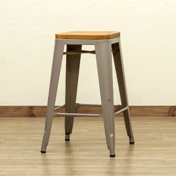 Mercury　ヴィンテージバースツール　1脚　BK/MGN/SBE/SV/WHの画像