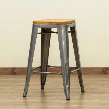 Mercury　ヴィンテージバースツール　1脚　BK/MGN/SBE/SV/WHの画像