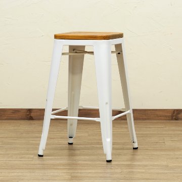 Mercury　ヴィンテージバースツール　1脚　BK/MGN/SBE/SV/WHの画像